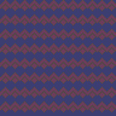 Örgü, moda tekstili ve grafikler için argyle Fair Island kusursuz desen tasarımı