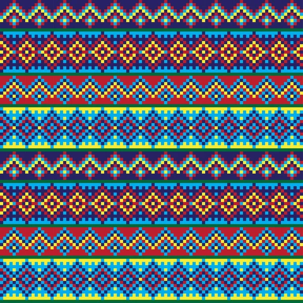 Argyle Fair Isle Diseño Patrón Sin Costura Para Prendas Punto — Vector de stock