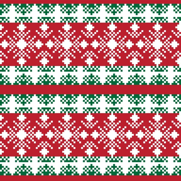 Snowflake Fair Island Pattern Design Fashion Textiles Трикотаж Graphics — стоковый вектор