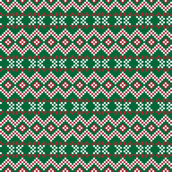 Snowflake Fair Island Pattern Design Fashion Textiles Трикотаж Graphics — стоковый вектор