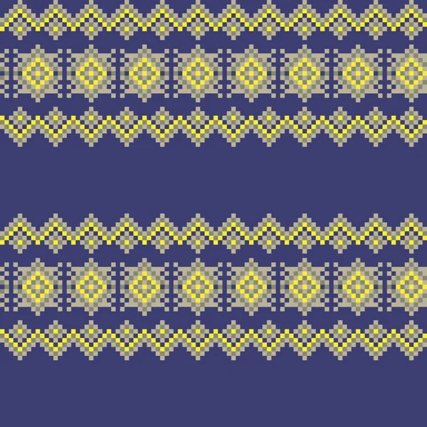 Snowflake Fair Island Pattern Design Fashion Textiles Трикотаж Graphics — стоковый вектор