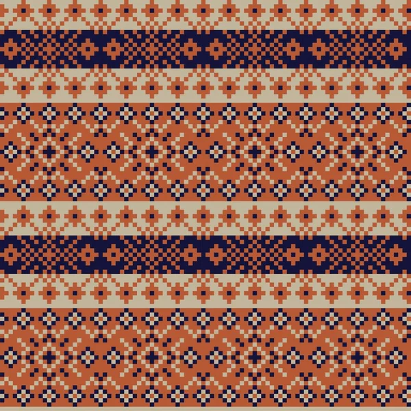Snowflake Fair Island Pattern Design Fashion Textiles Трикотаж Graphics — стоковый вектор