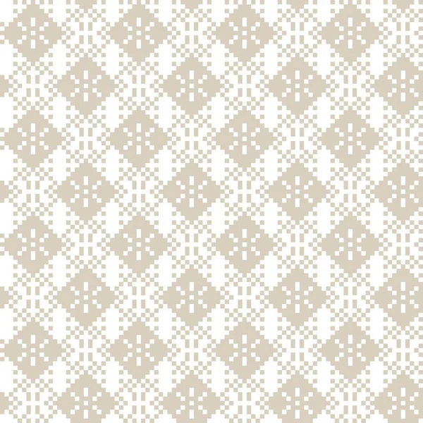 Snowflake Fair Island Pattern Design Fashion Textiles Трикотаж Graphics — стоковый вектор