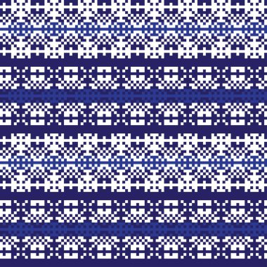 Moda tekstil ürünleri, örgü giysileri ve grafikler için kar tanesi desenli ada deseni tasarımı. Ögeler değiştirilebilir.