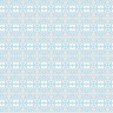 Moda tekstil ürünleri, örgü giysileri ve grafikler için kar tanesi desenli ada deseni tasarımı. Ögeler değiştirilebilir.