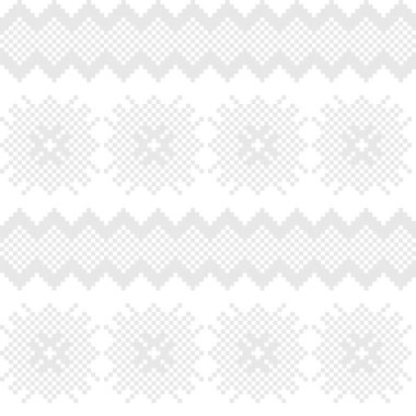 Moda tekstil ürünleri, örgü giysileri ve grafikler için kar tanesi desenli ada deseni tasarımı. Ögeler değiştirilebilir.