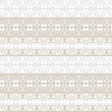 Moda tekstil ürünleri, örgü giysileri ve grafikler için kar tanesi desenli ada deseni tasarımı. Ögeler değiştirilebilir.