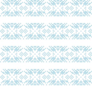 Moda tekstil ürünleri, örgü giysileri ve grafikler için kar tanesi desenli ada deseni tasarımı. Ögeler değiştirilebilir.