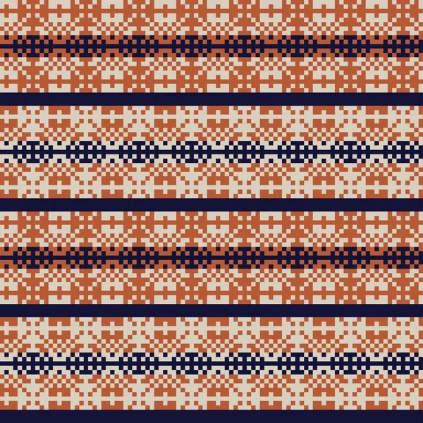 Snowflake Fair Isle Pattern Design Fashion Textiles Трикотаж Graphics Элементы — стоковый вектор