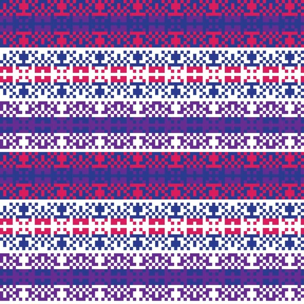 Veletrh Vločky Ostrovní Vzor Design Pro Módní Textil Pleteniny Grafiku — Stockový vektor