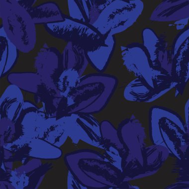 Moda tekstil, grafik, arka plan ve el sanatları için kusursuz desenli fırça darbeleri