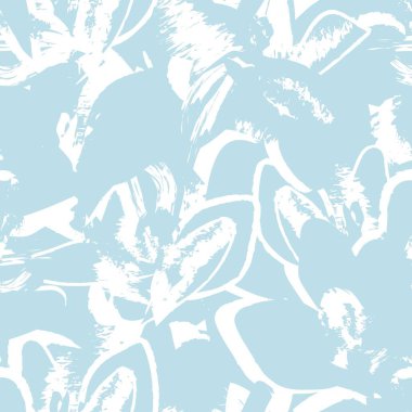 Moda tekstil, grafik, arka plan ve el sanatları için kusursuz desenli fırça darbeleri