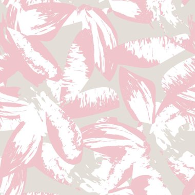 Moda tekstil, grafik, arka plan ve el sanatları için kusursuz desenli fırça darbeleri