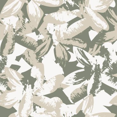 Moda tekstil, grafik, arka plan ve el sanatları için kusursuz desenli fırça darbeleri