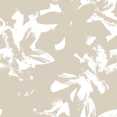 Moda tekstil, grafik, arka plan ve el sanatları için kusursuz desenli fırça darbeleri