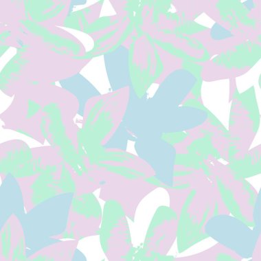 Moda tekstil, grafik, arka plan ve el sanatları için kusursuz desenli fırça darbeleri