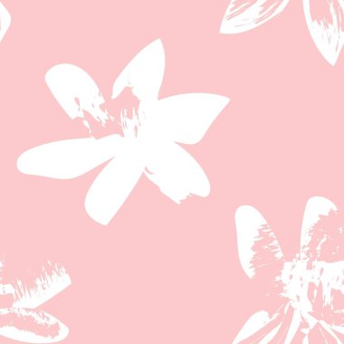 Moda tekstil, grafik, arka plan ve el sanatları için kusursuz desenli fırça darbeleri