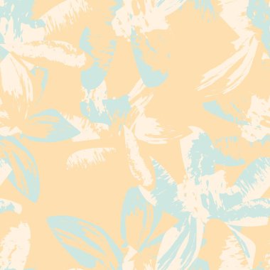 Moda tekstil, grafik, arka plan ve el sanatları için kusursuz desenli fırça darbeleri