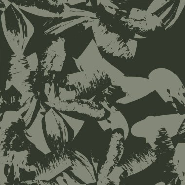 Moda tekstil, grafik, arka plan ve el sanatları için kusursuz desenli fırça darbeleri