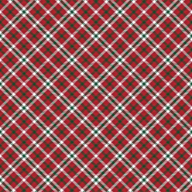 Noel Sembolü Ekoseli Tartan Moda tekstil ve grafikleri için uygun desensiz desen tasarımı