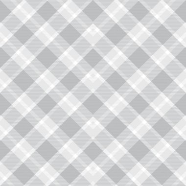 Siyah ve Beyaz Sembol Ekose Tartan desensiz desen tasarımı moda tekstil ve grafikleri için uygun