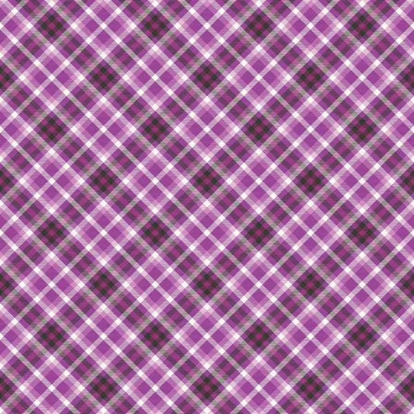 Chevron Roxo Xadrez Tartan Texturizado Design Padrão Sem Costura Adequado — Vetor de Stock