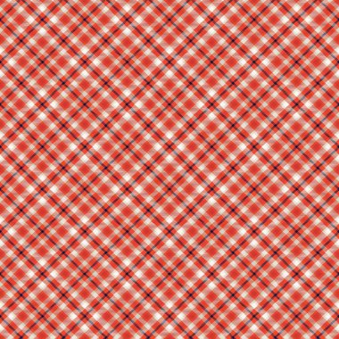 Turuncu Sembol Ekoseli Tartan. Moda tekstil ve grafikleri için uygun desensiz desen tasarımı.