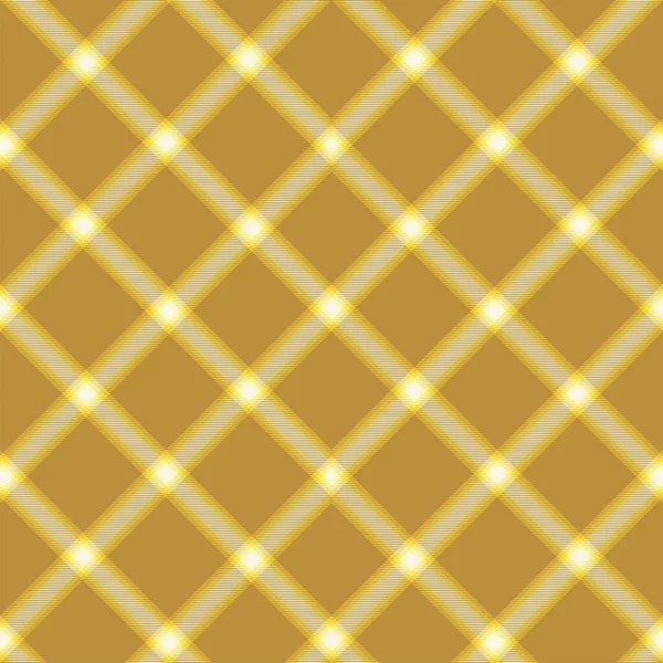 Yellow Chevron Plaid Tartan Textured Naadloos Patroon Ontwerp Geschikt Voor — Stockvector