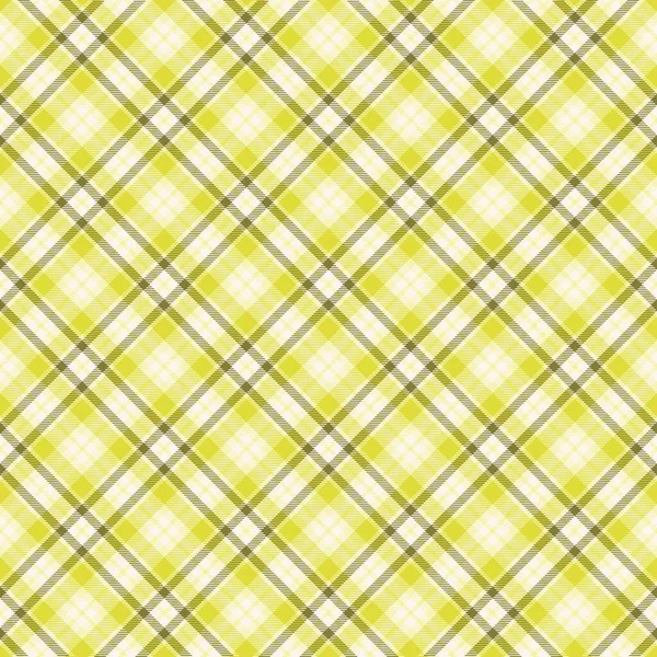 Amarelo Chevron Xadrez Tartan Texturizado Design Padrão Sem Costura Adequado —  Vetores de Stock