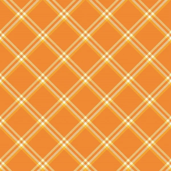 Orange Chevron Plaid Tartan Strukturiertes Nahtloses Muster Design Geeignet Für — Stockvektor