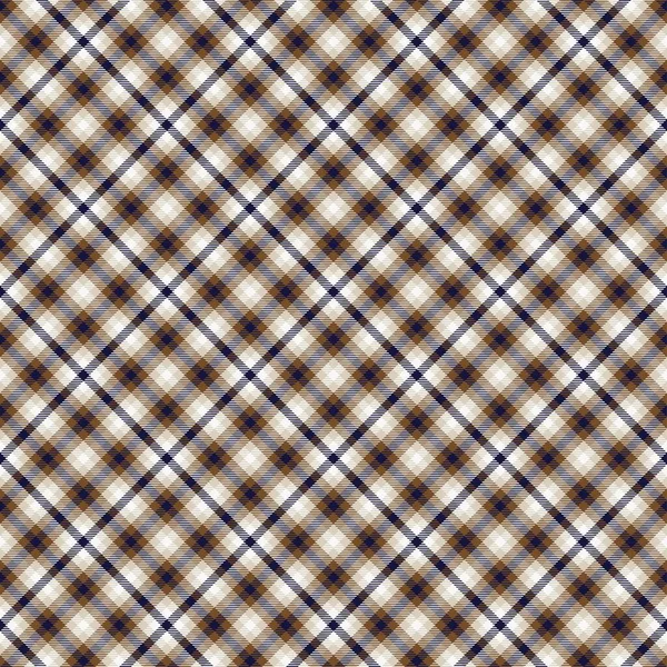 Καφέ Chevron Plaid Tartan Textured Σχέδιο Κατάλληλο Για Υφάσματα Μόδας — Διανυσματικό Αρχείο