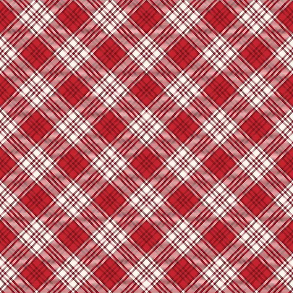 Plaid Chevron Rojo Tartán Texturizado Diseño Patrón Inconsútil Adecuado Para — Archivo Imágenes Vectoriales