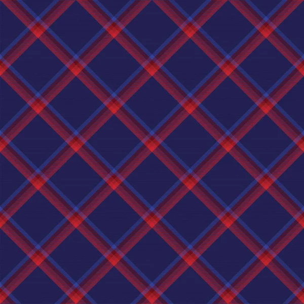 Plaid Chevron Rojo Tartán Texturizado Diseño Patrón Inconsútil Adecuado Para — Vector de stock