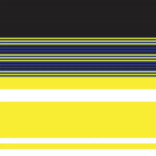 Žlutá Dvojitě Pruhovaný Bezešvý Vzor Design Pro Módní Textil Grafiku — Stockový vektor