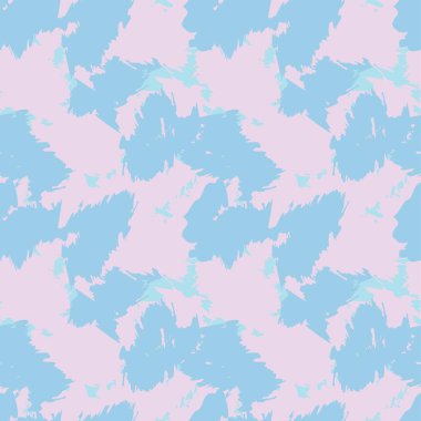 Moda tekstil, grafik, arkaplan için uygun soyut fırça darbeleri desen tasarımı