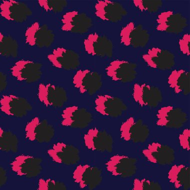 Moda tekstil, grafik, arkaplan için uygun soyut fırça darbeleri desen tasarımı