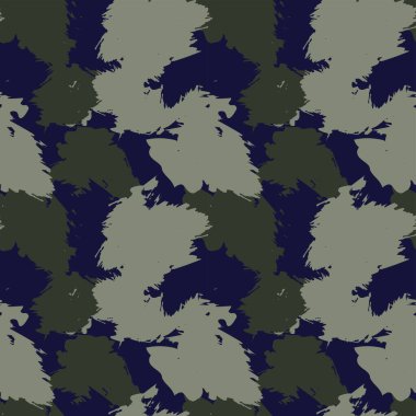 Moda tekstil, grafik, arkaplan için uygun soyut fırça darbeleri desen tasarımı