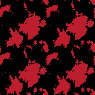 Moda tekstil, grafik, arkaplan için uygun soyut fırça darbeleri desen tasarımı