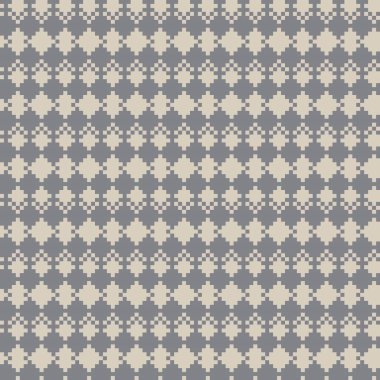Örgü, moda tekstili ve grafikler için argyle Fair Island kusursuz desen tasarımı