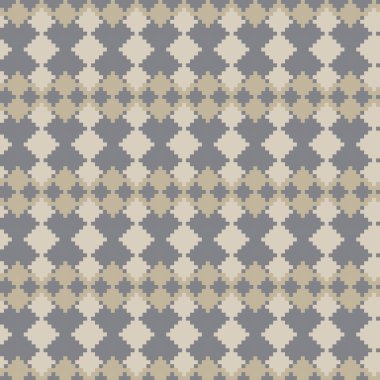 Örgü, moda tekstili ve grafikler için argyle Fair Island kusursuz desen tasarımı