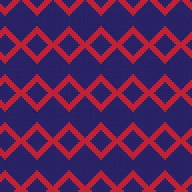 Örgü, moda tekstili ve grafikler için argyle Fair Island kusursuz desen tasarımı