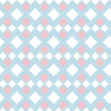 Örgü, moda tekstili ve grafikler için argyle Fair Island kusursuz desen tasarımı