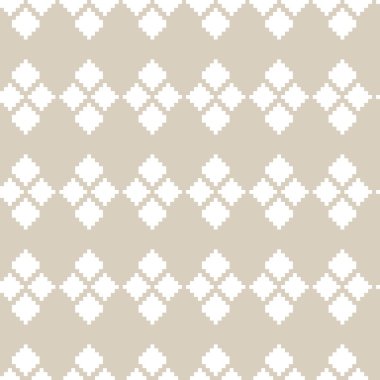 Örgü, moda tekstili ve grafikler için argyle Fair Island kusursuz desen tasarımı