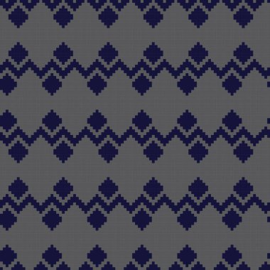Örgü, moda tekstili ve grafikler için argyle Fair Island kusursuz desen tasarımı