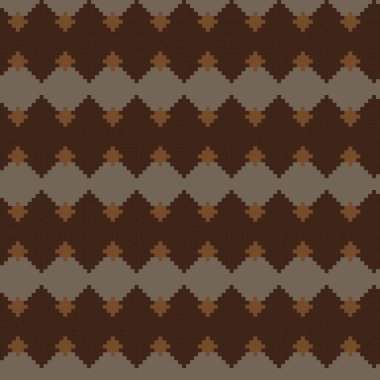 Örgü, moda tekstili ve grafikler için argyle Fair Island kusursuz desen tasarımı