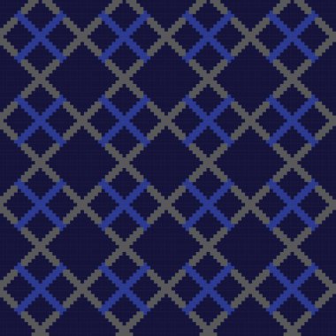 Örgü, moda tekstili ve grafikler için argyle Fair Island kusursuz desen tasarımı