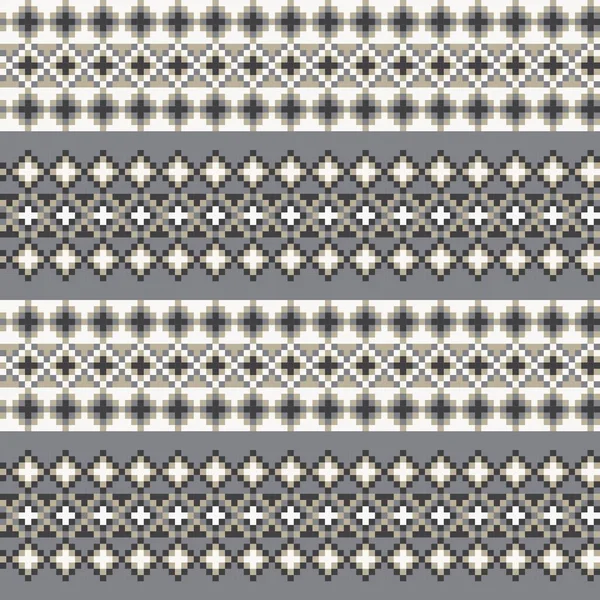Argyle Fair Isle Zökkenőmentes Minta Design Kötött Divat Textil Grafika — Stock Vector