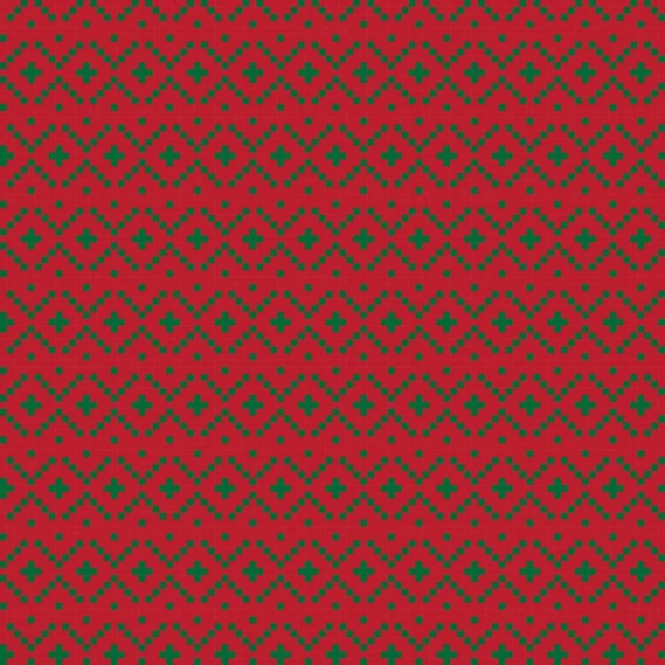 Argyle Fair Isle Diseño Patrón Sin Costura Para Prendas Punto — Vector de stock