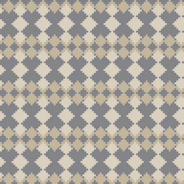 Örgü, moda tekstili ve grafikler için argyle Fair Island kusursuz desen tasarımı