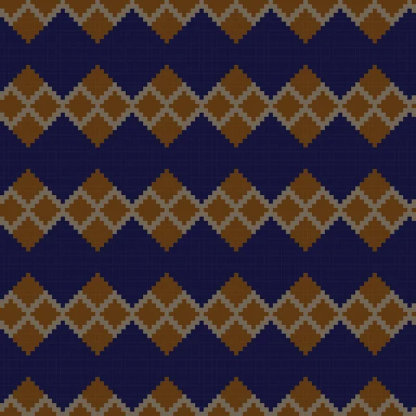 Örgü, moda tekstili ve grafikler için argyle Fair Island kusursuz desen tasarımı